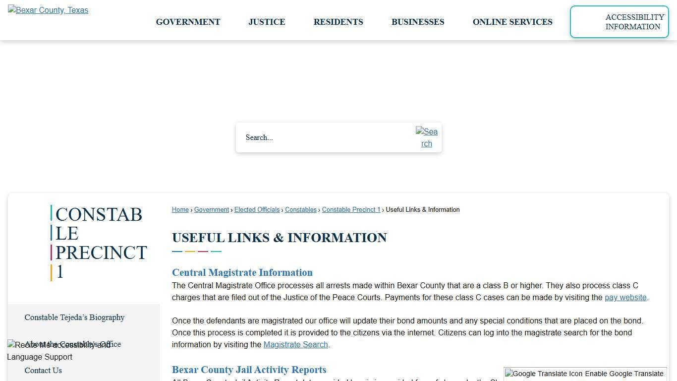 Useful Links & Information | Bexar County, TX - Official Website